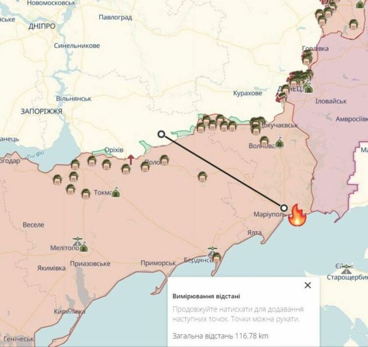 ВСУ стреля с нещо ново. Поразени са три руски бази в Мариупол на 80 км от фронта